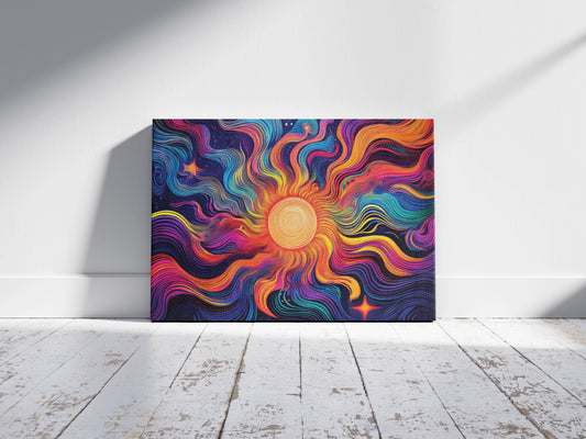 Cosmic Bloom – Psychedelic Vibes: Psychedelic 60s Art - Retro Hippie Decor