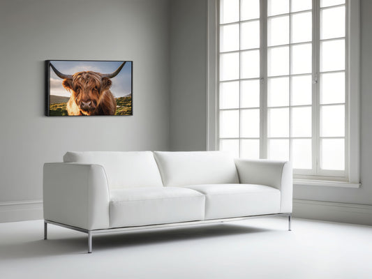 Rustic Beauty – The Highland Stare: Fluffy Cow Decor - Country Home Wall Art