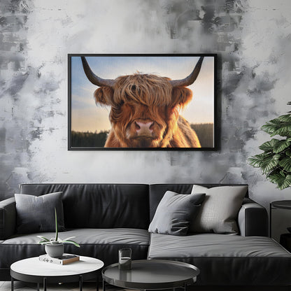 Wool & Wild – Cow of the Highlands: Hairy Cow Print - Rustic Farmhouse Decor