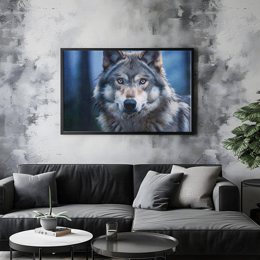 Silent Howl – Spirit of the Woods: Howling Wolf Art - Dramatic Animal Wall Hanging