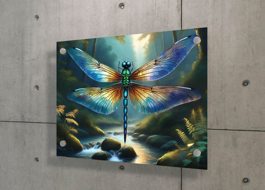 Mystic Glade – The Dragonfly’s Realm: Mystic Dragonfly Glade Art