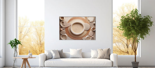 Natural Rhythm – Organic Shapes Canvas