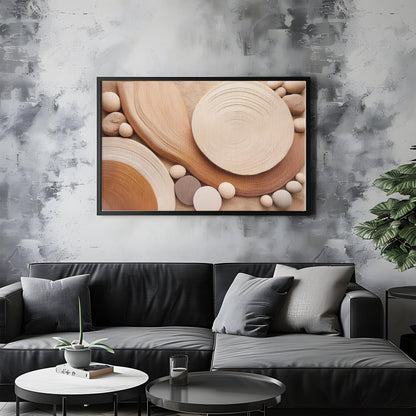 Natural Rhythm – Organic Shapes Canvas