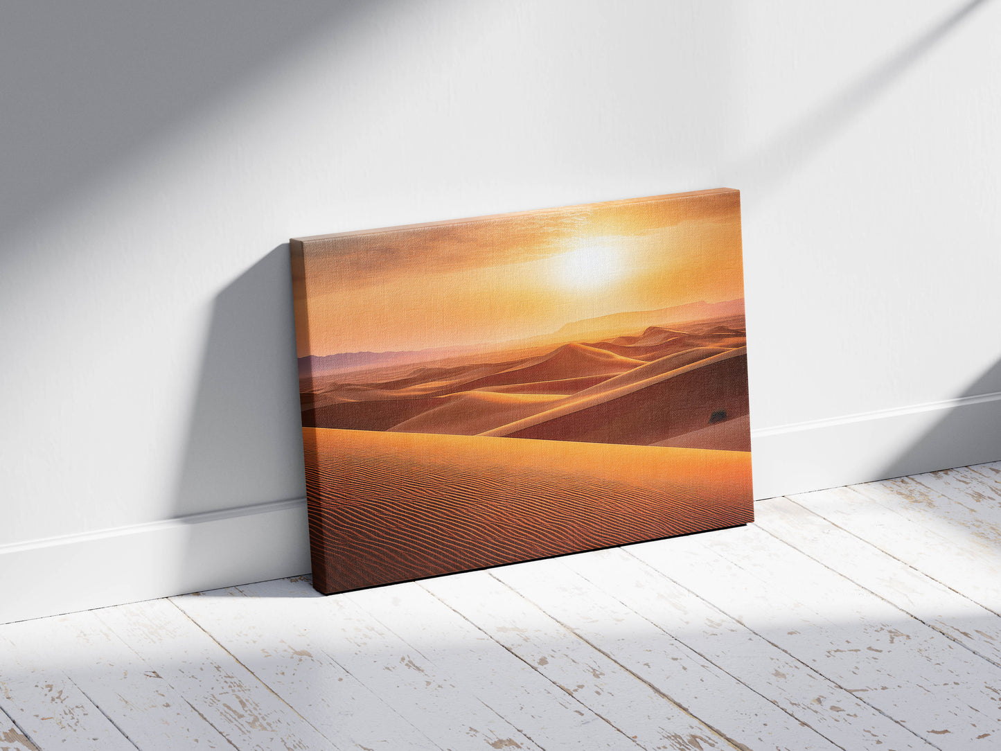 Sunset Sands – Warm Desert Wall Print