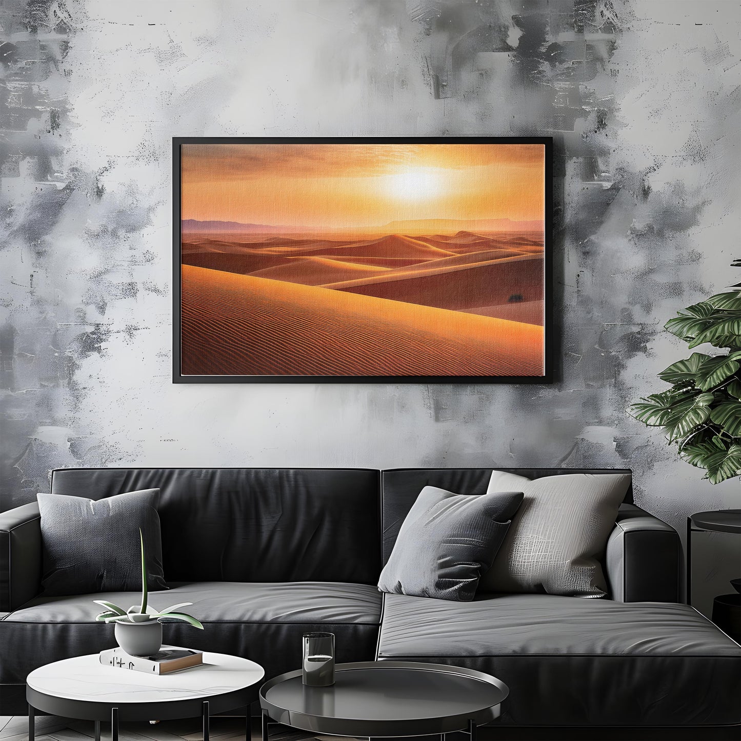 Sunset Sands – Warm Desert Wall Print