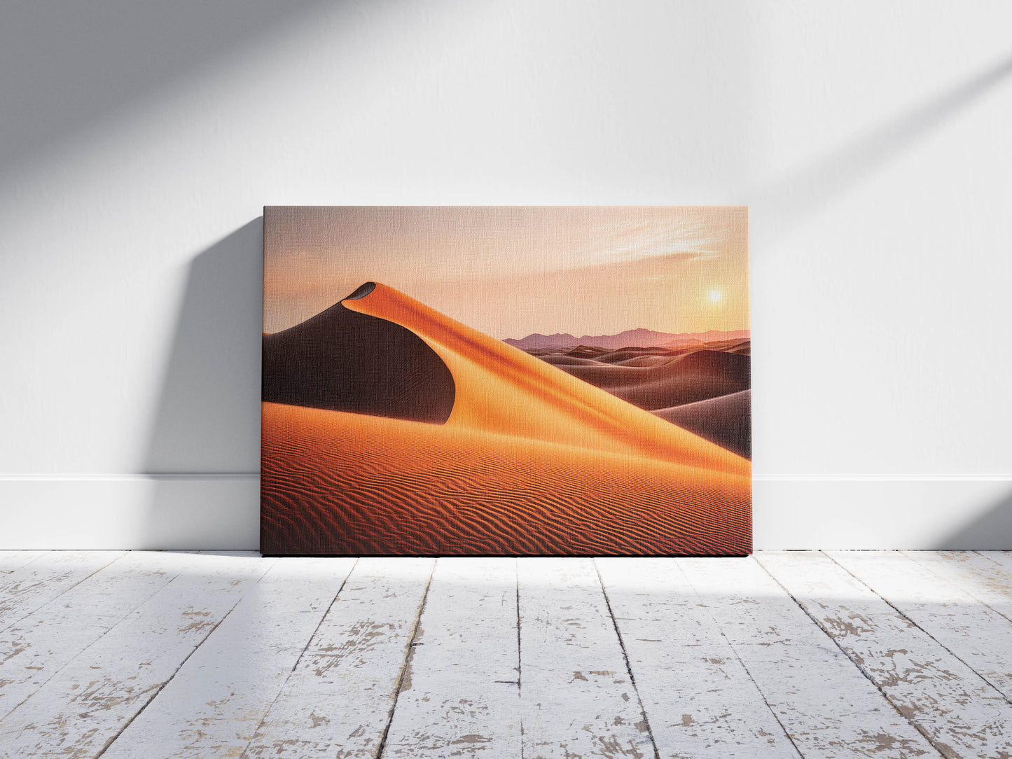 Golden Drift – Tranquil Dunes Canvas