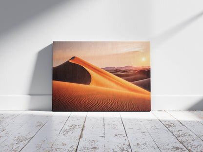 Golden Drift – Tranquil Dunes Canvas