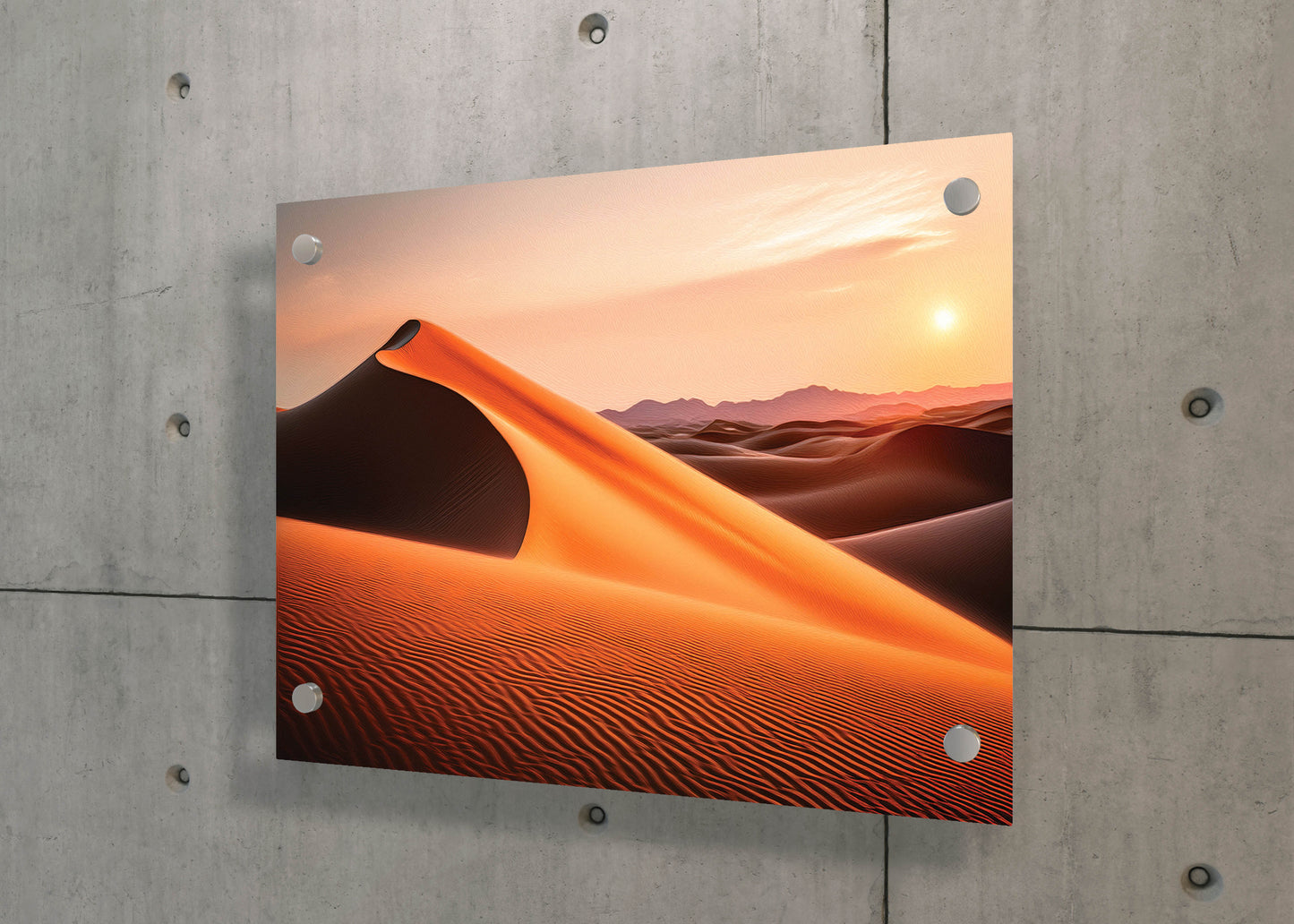Golden Drift – Tranquil Dunes Canvas