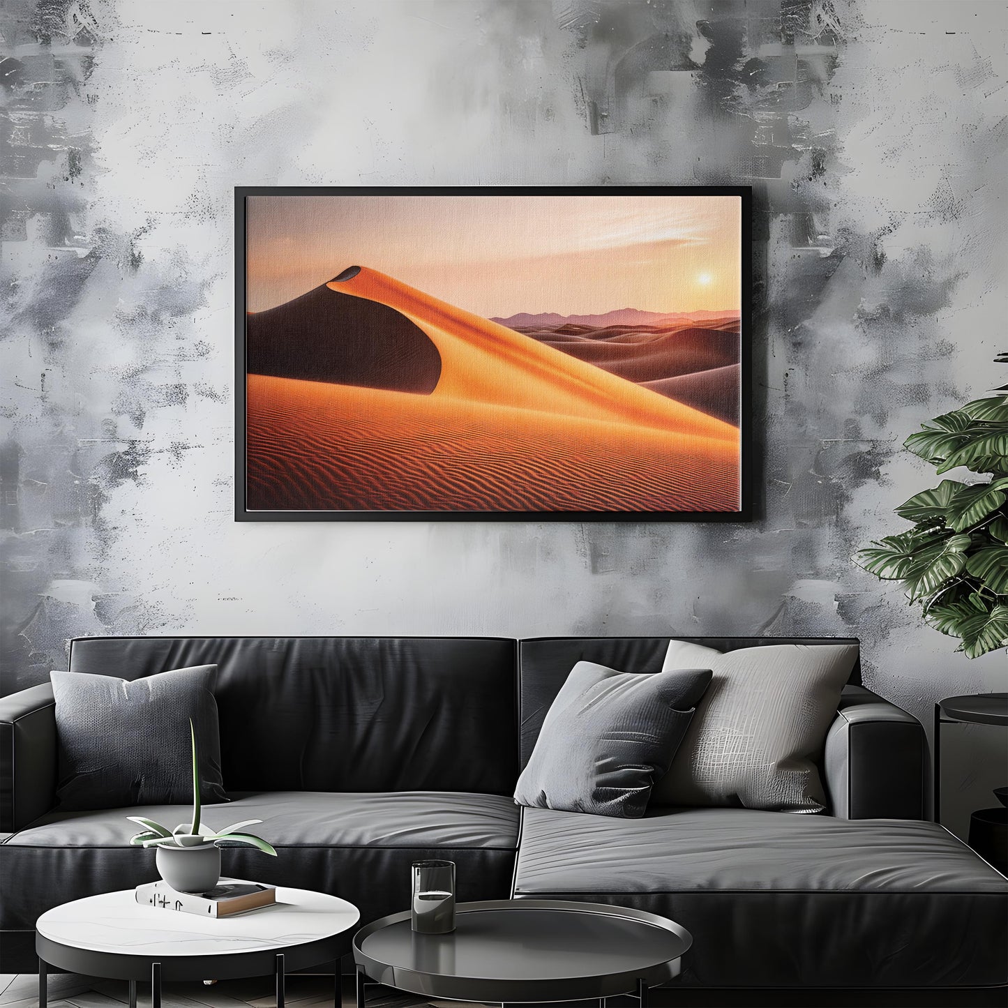 Golden Drift – Tranquil Dunes Canvas