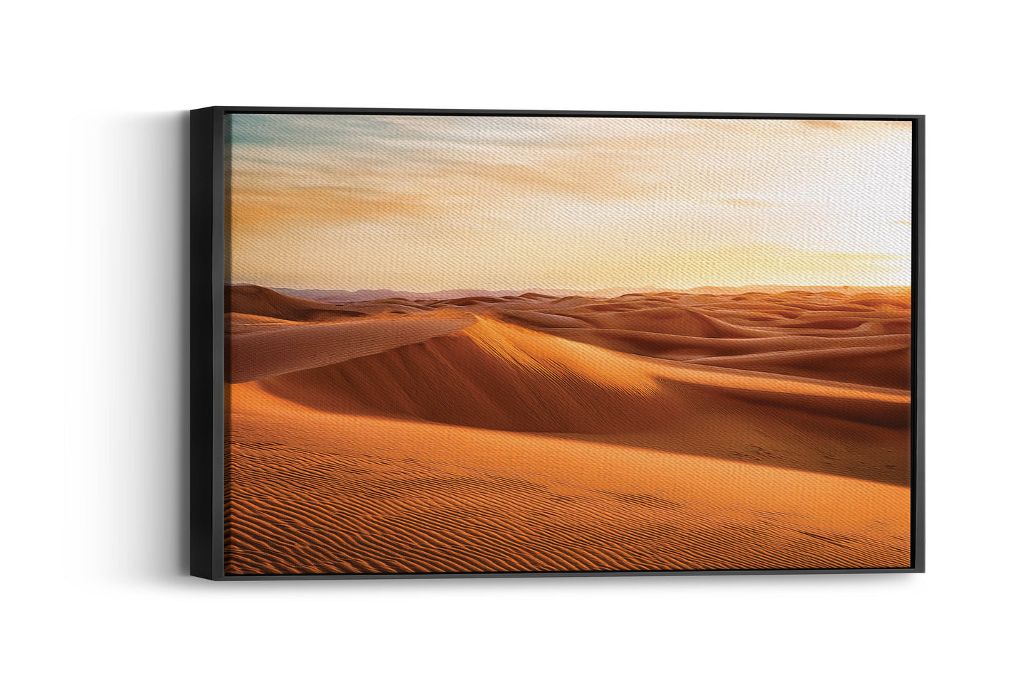 Desert Glow – Minimal Sunset Dune Art