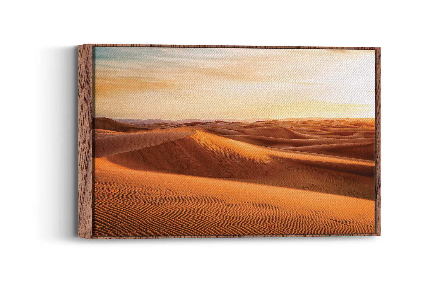 Desert Glow – Minimal Sunset Dune Art