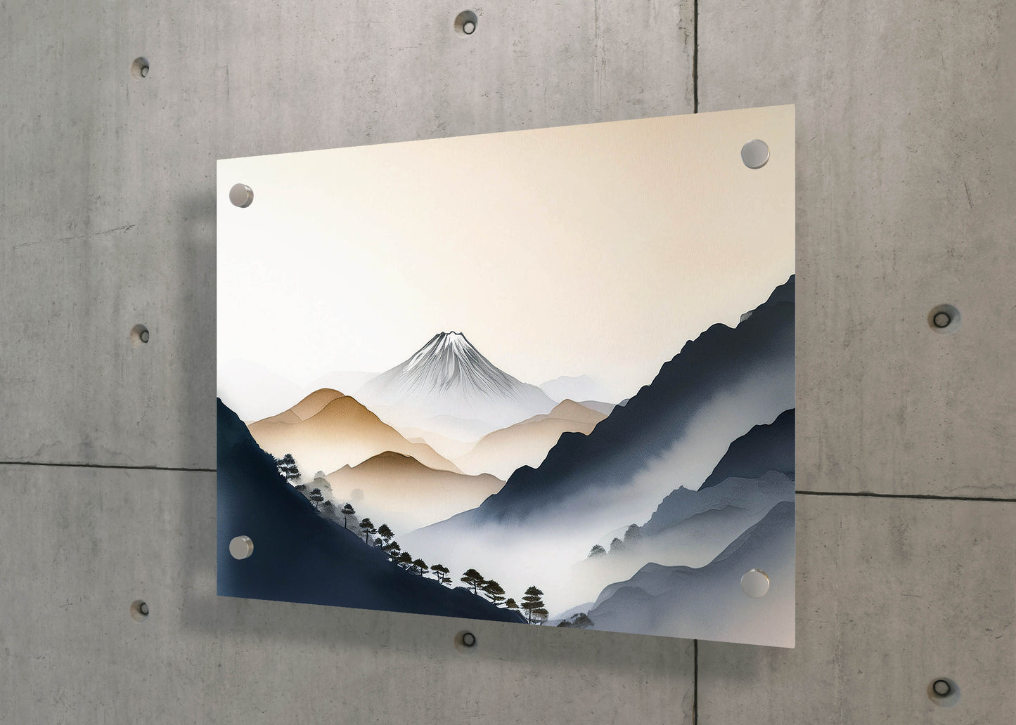 Mountain Harmony – Japandi Nature Decor