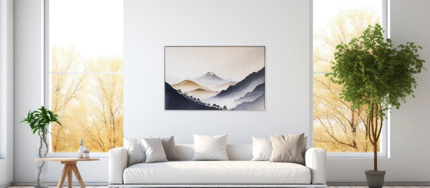 Mountain Harmony – Japandi Nature Decor