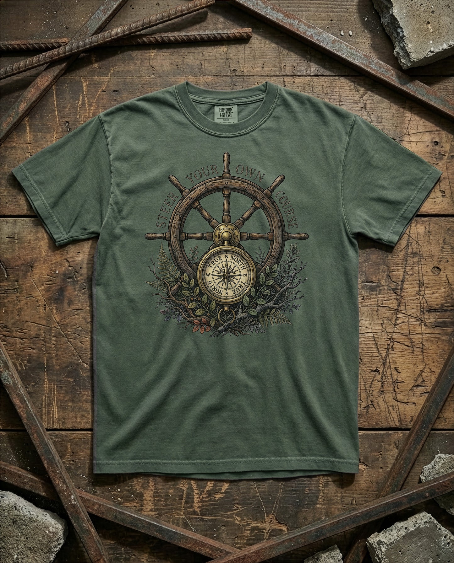 Compass Wheel | Heavyweight Tee