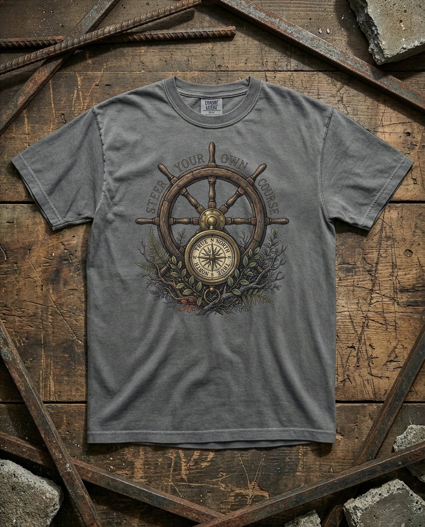 Compass Wheel | Heavyweight Tee