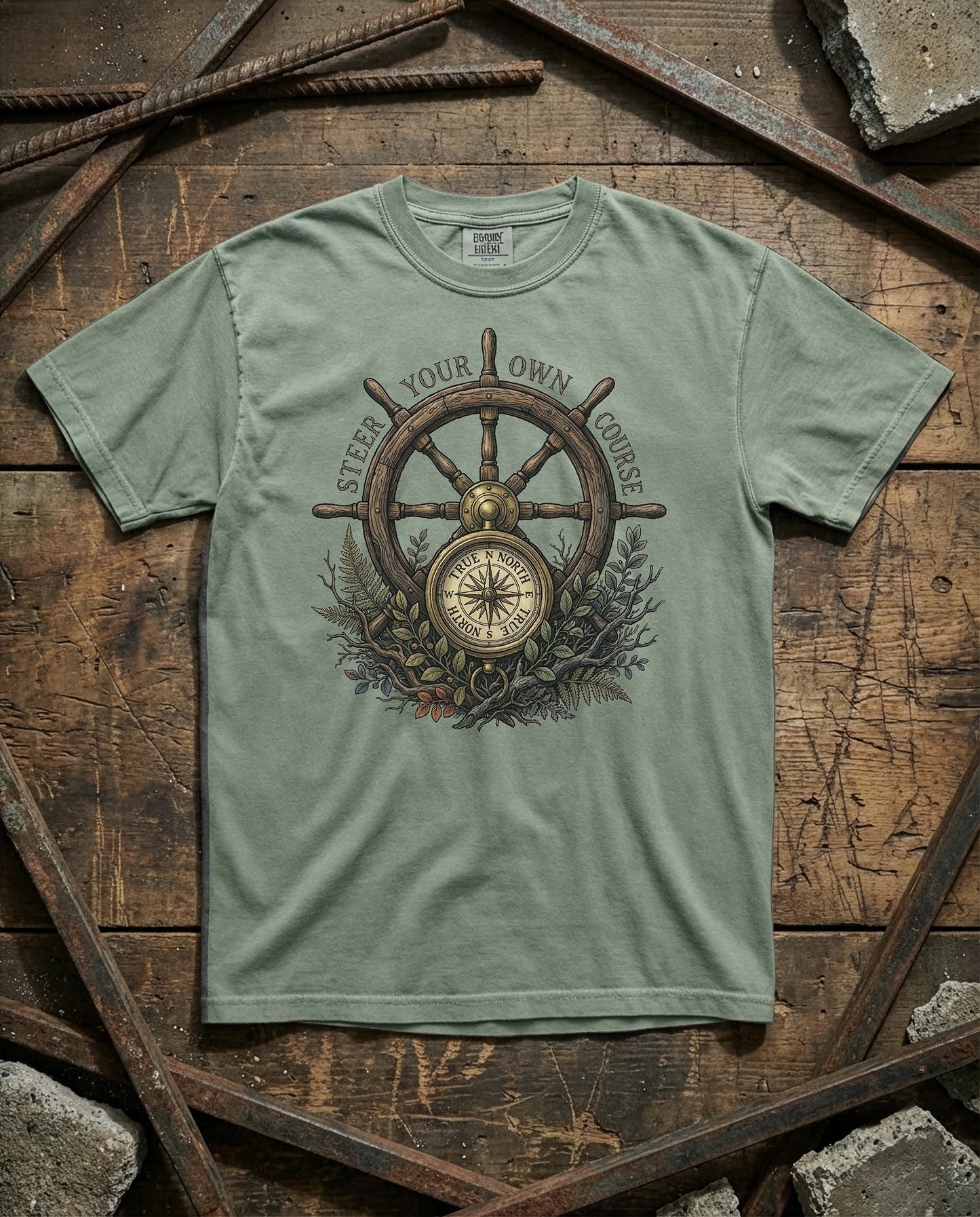 Compass Wheel | Heavyweight Tee
