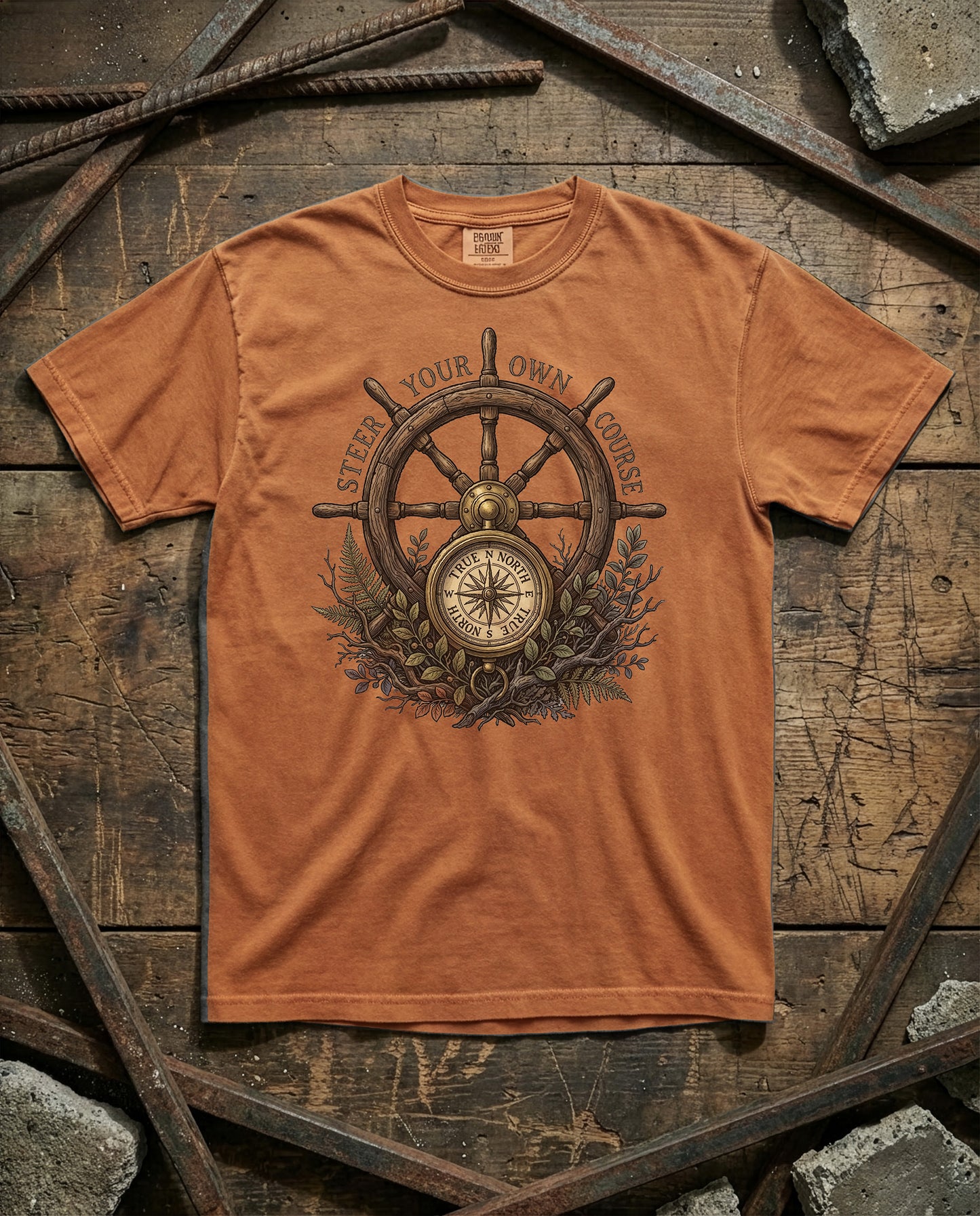 Compass Wheel | Heavyweight Tee