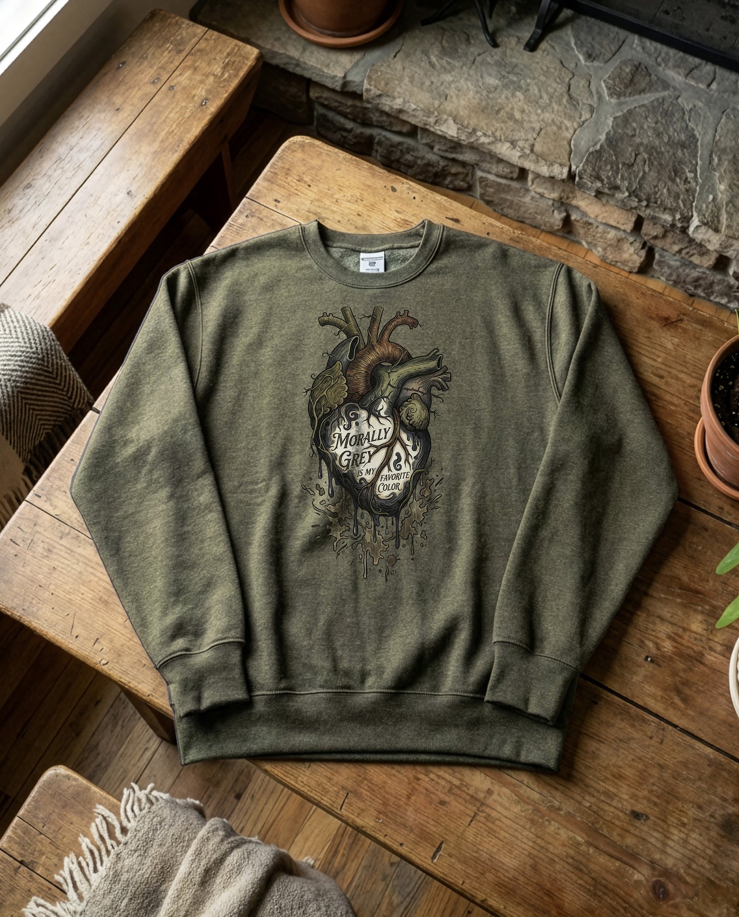 Morally Grey | Standard Issue Crewneck
