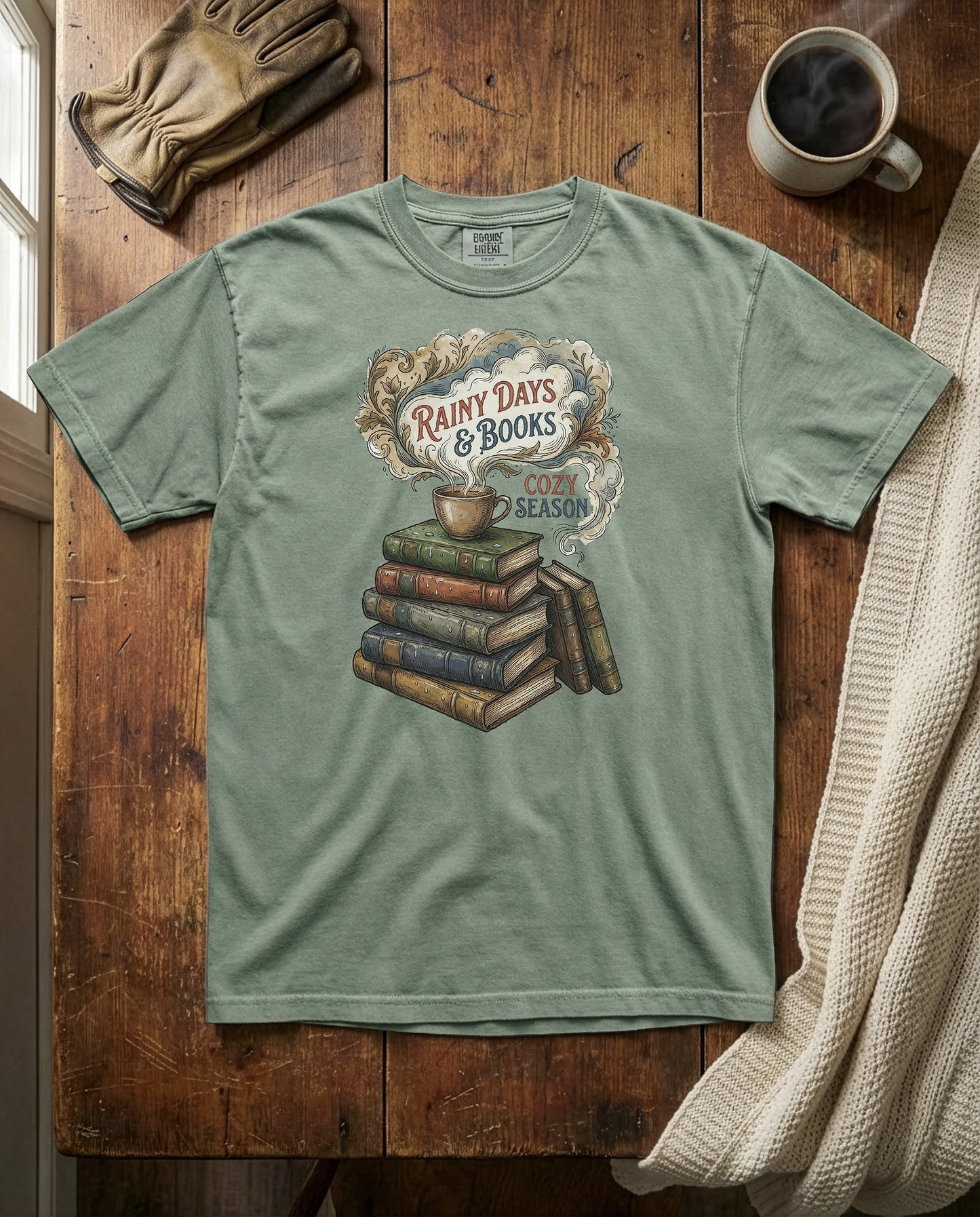 Rainy Read | Heavyweight Tee