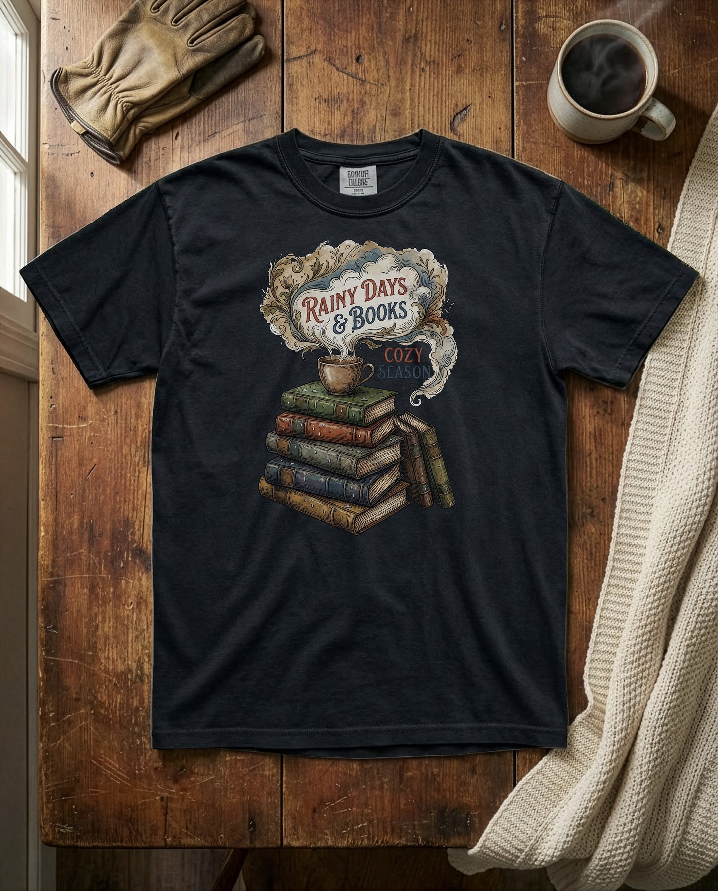 Rainy Read | Heavyweight Tee