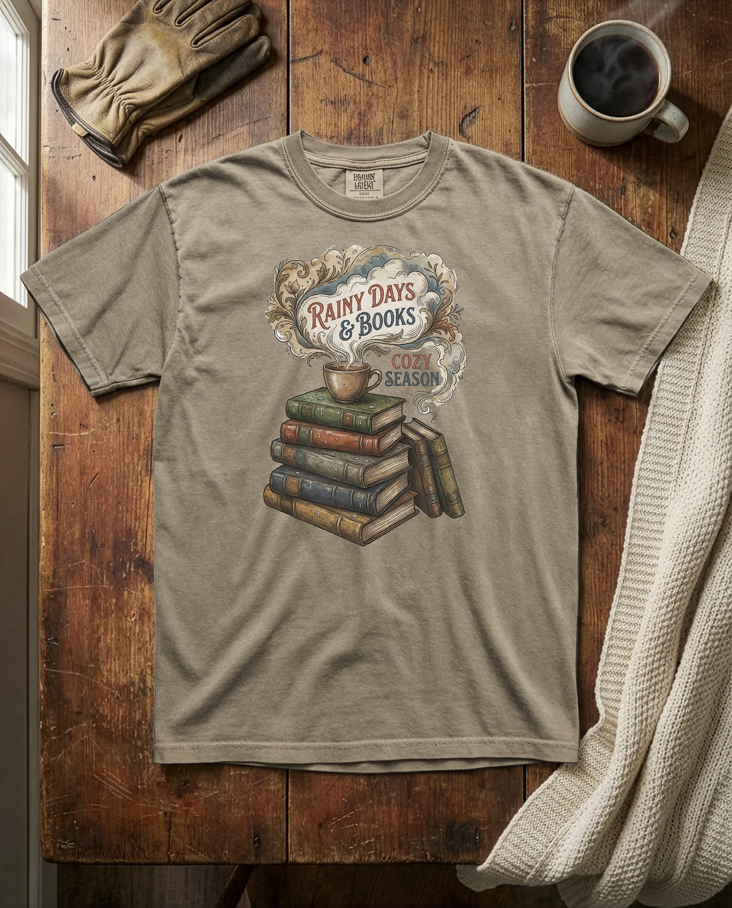 Rainy Read | Heavyweight Tee