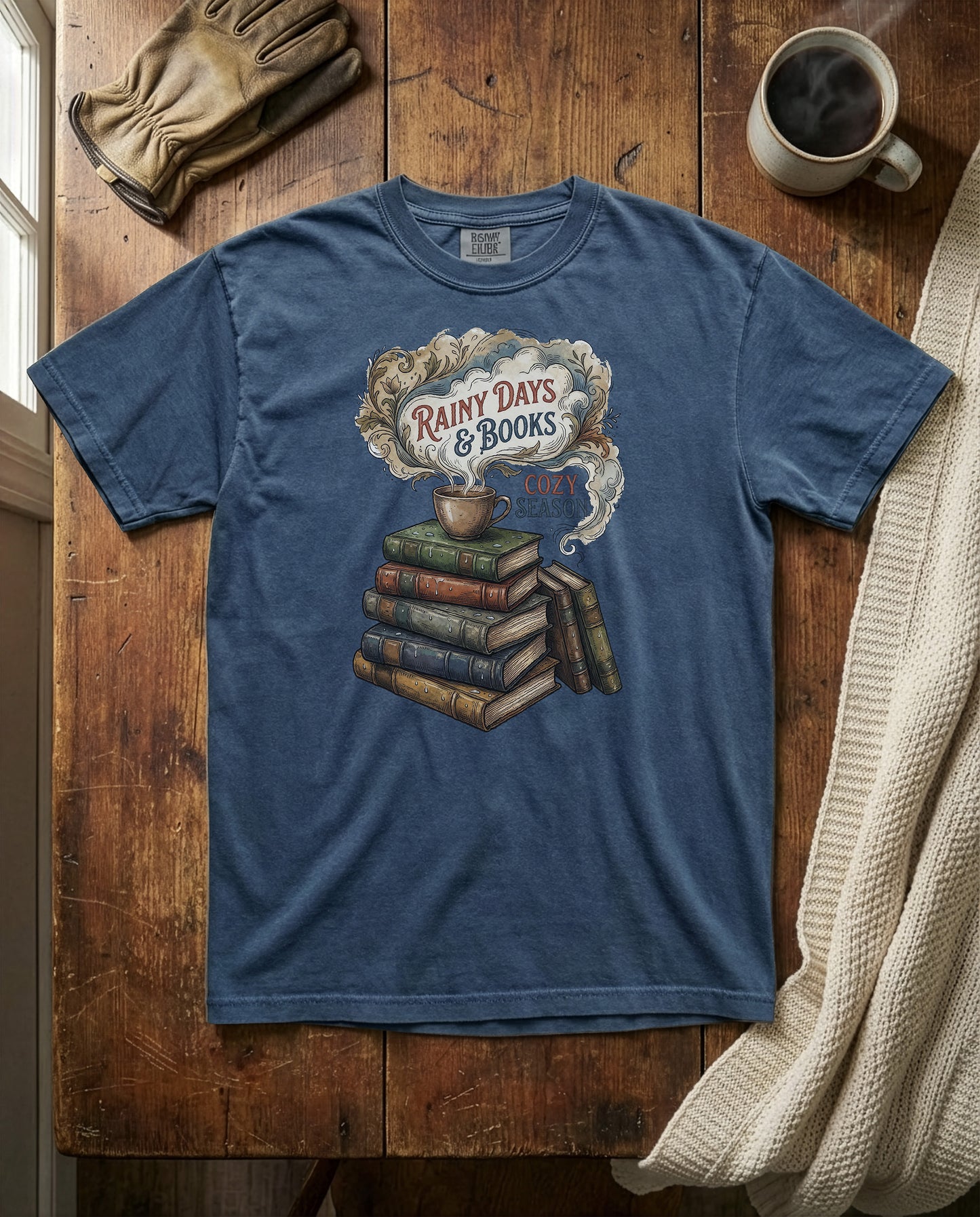 Rainy Read | Heavyweight Tee