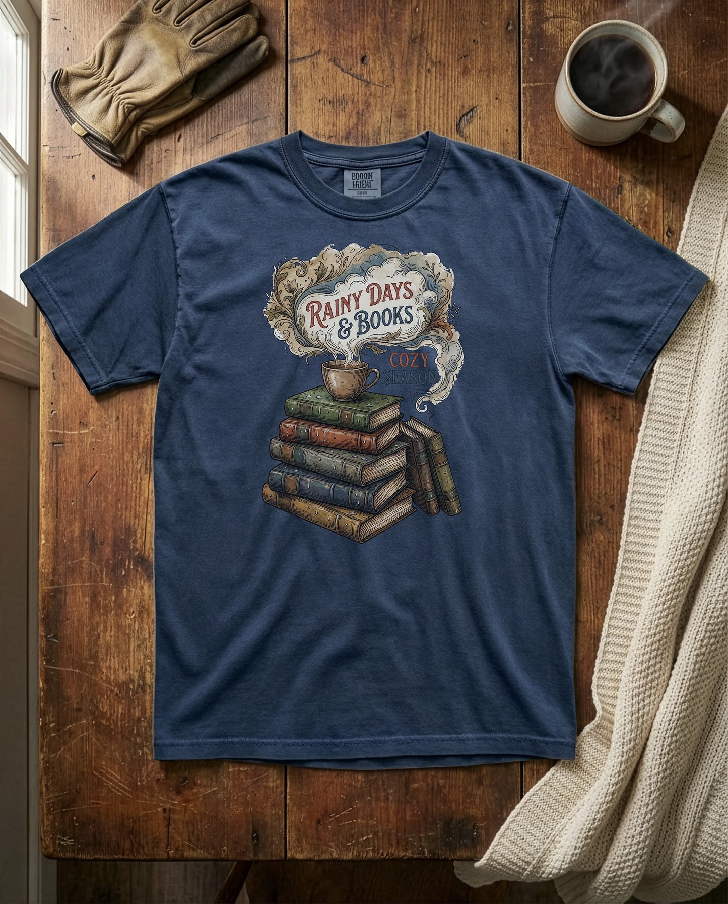 Rainy Read | Heavyweight Tee