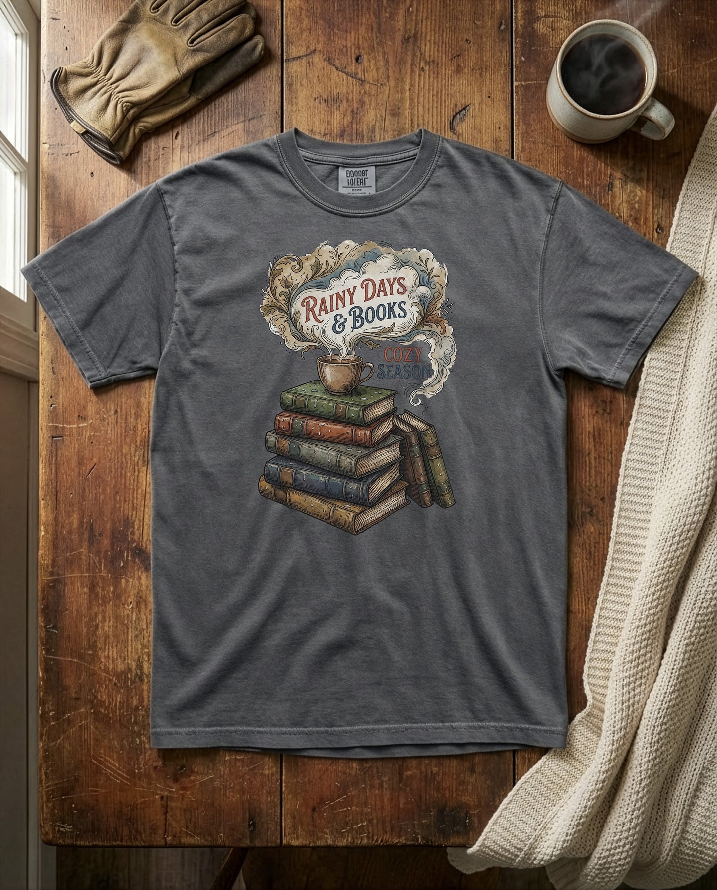 Rainy Read | Heavyweight Tee