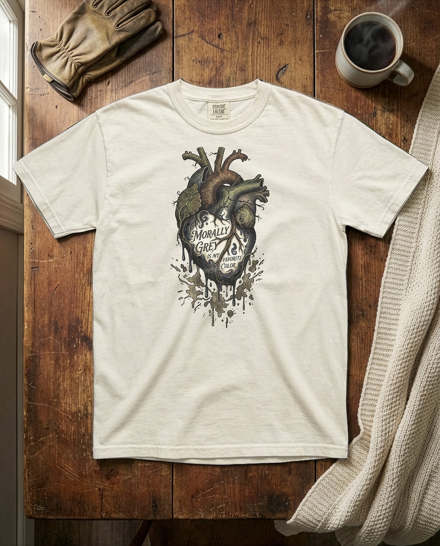 Morally Grey | Heavyweight Tee