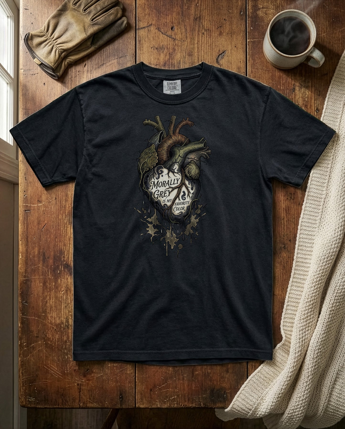 Morally Grey | Heavyweight Tee