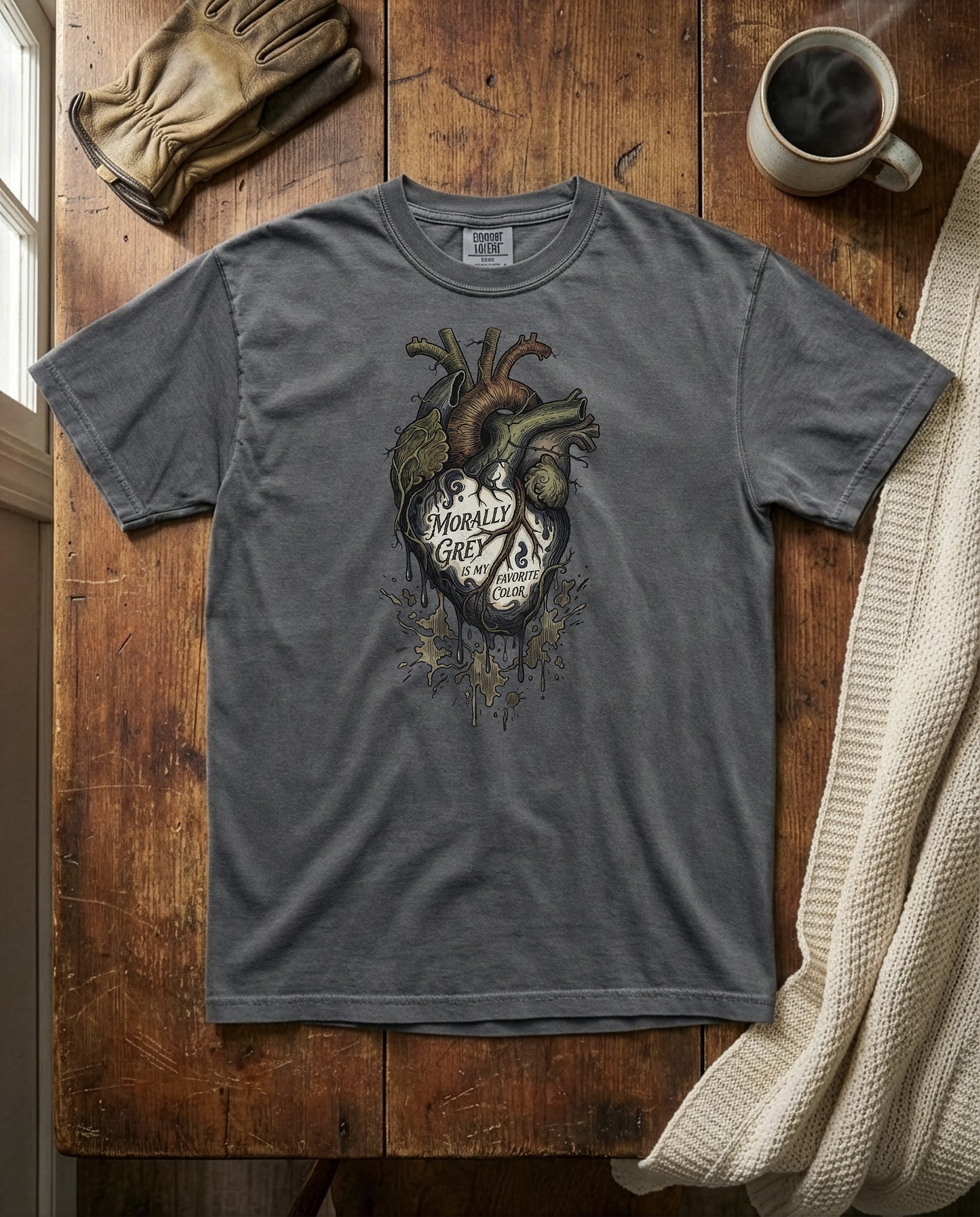 Morally Grey | Heavyweight Tee