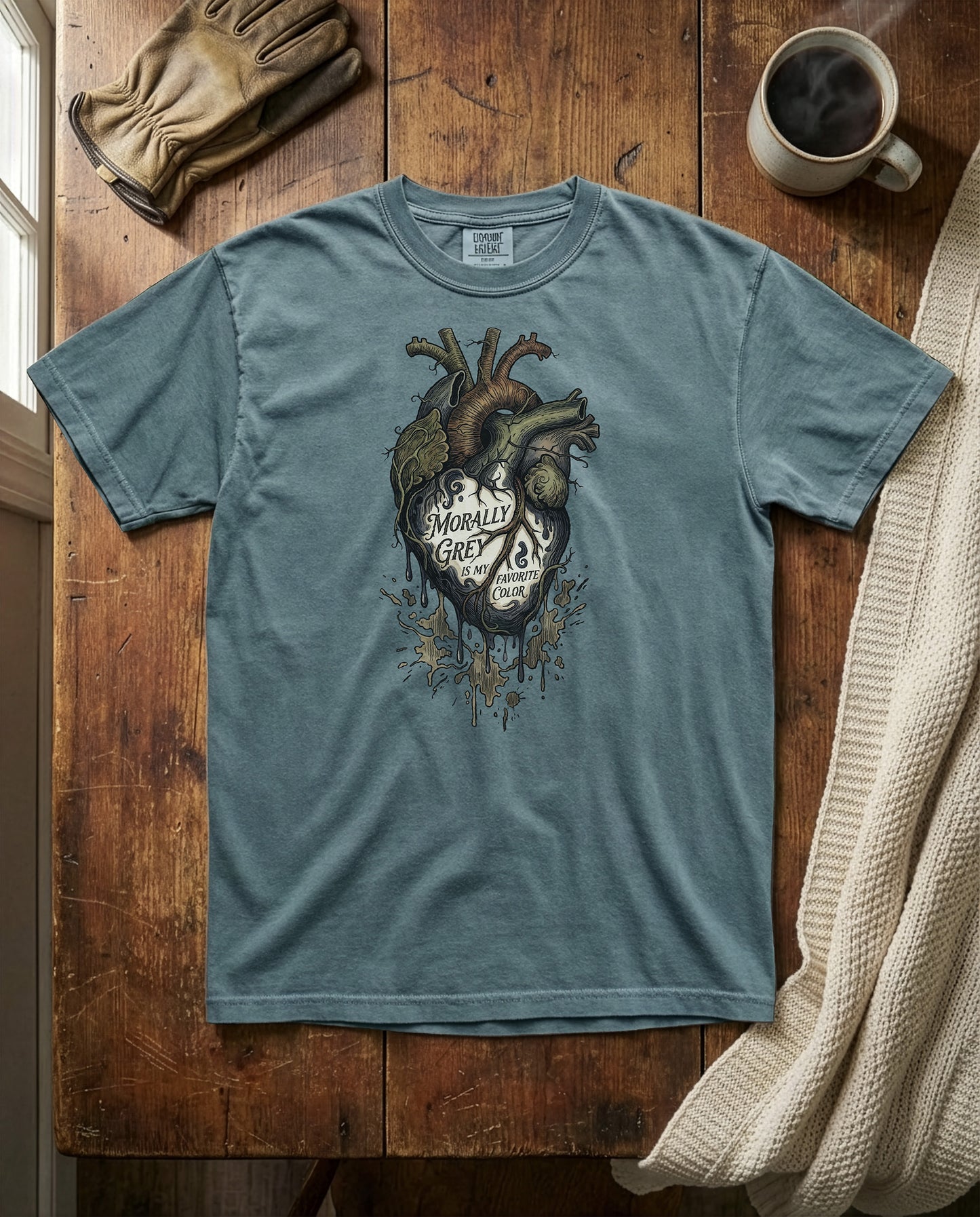 Morally Grey | Heavyweight Tee