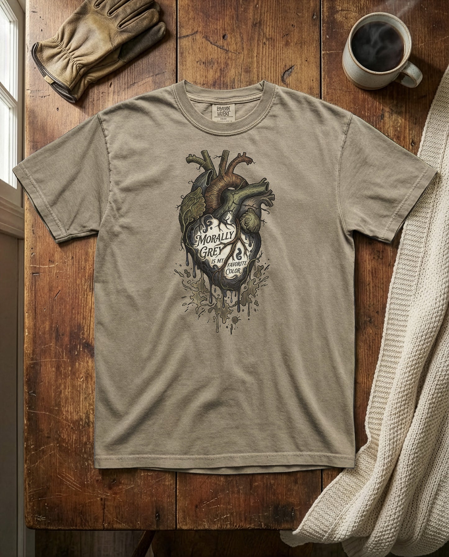 Morally Grey | Heavyweight Tee