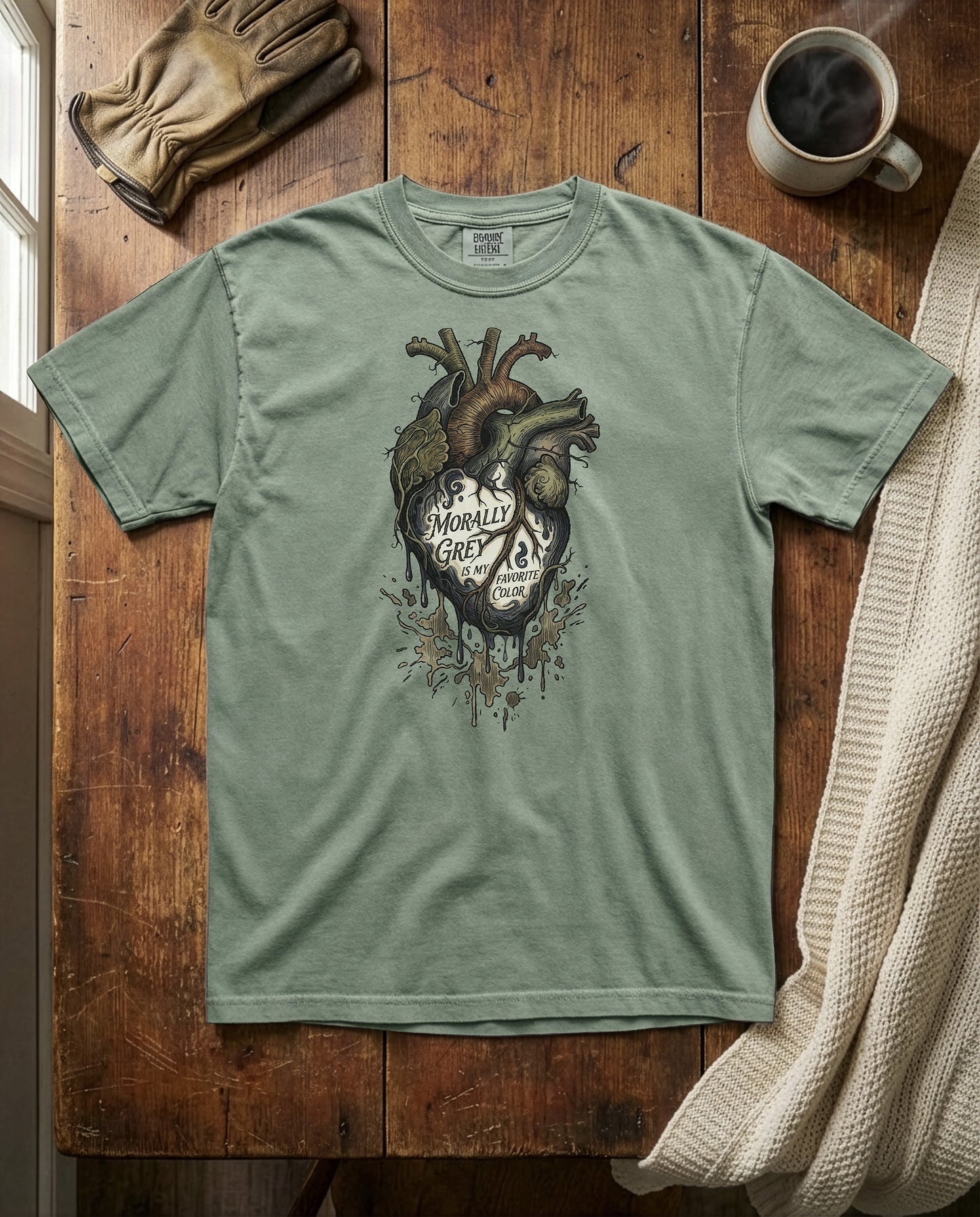 Morally Grey | Heavyweight Tee