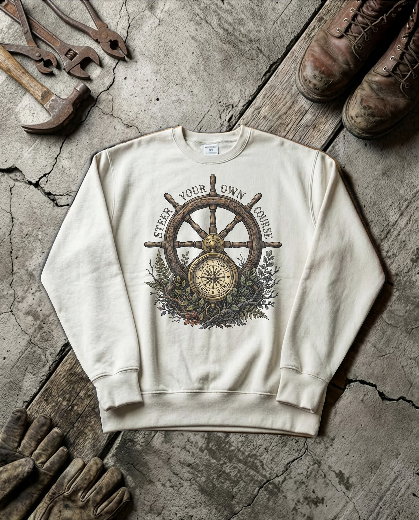 Compass Wheel | Standard Issue Crewneck