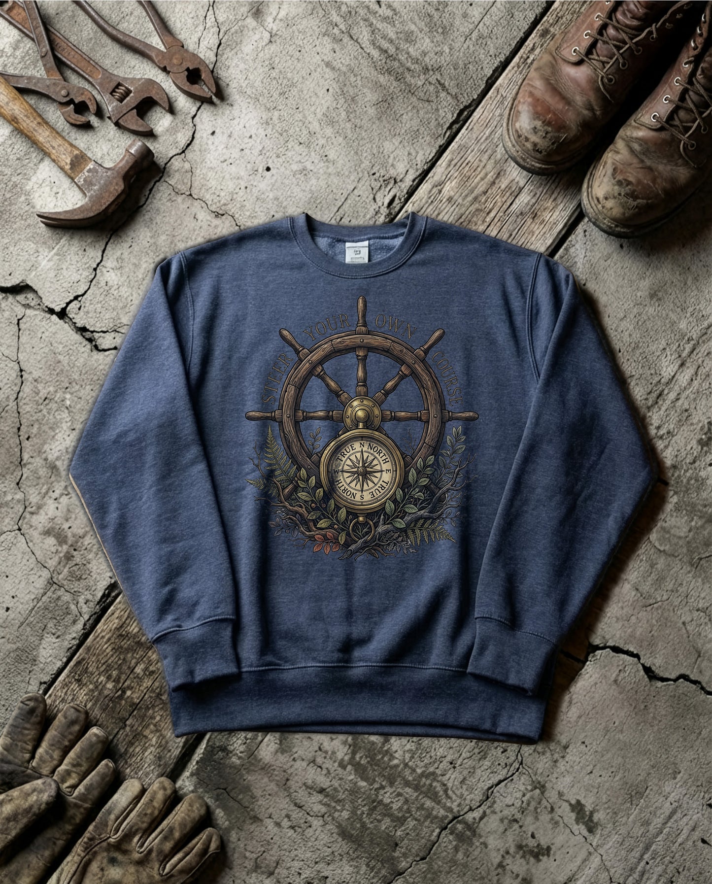 Compass Wheel | Standard Issue Crewneck