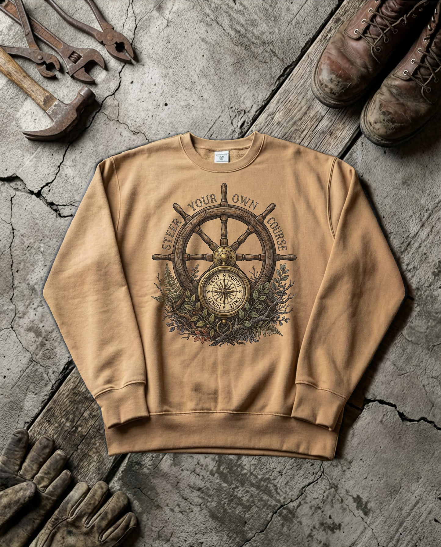 Compass Wheel | Standard Issue Crewneck