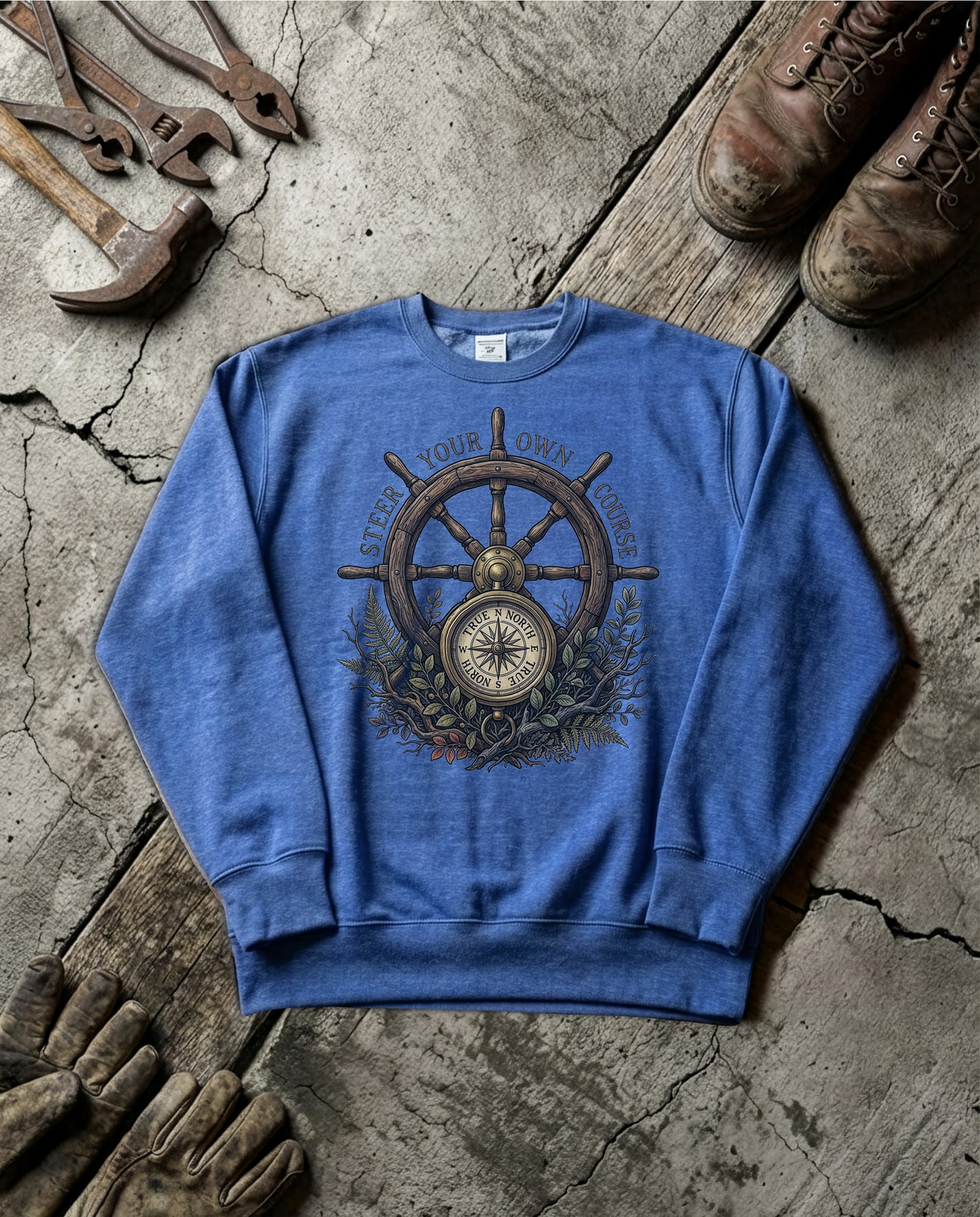 Compass Wheel | Standard Issue Crewneck
