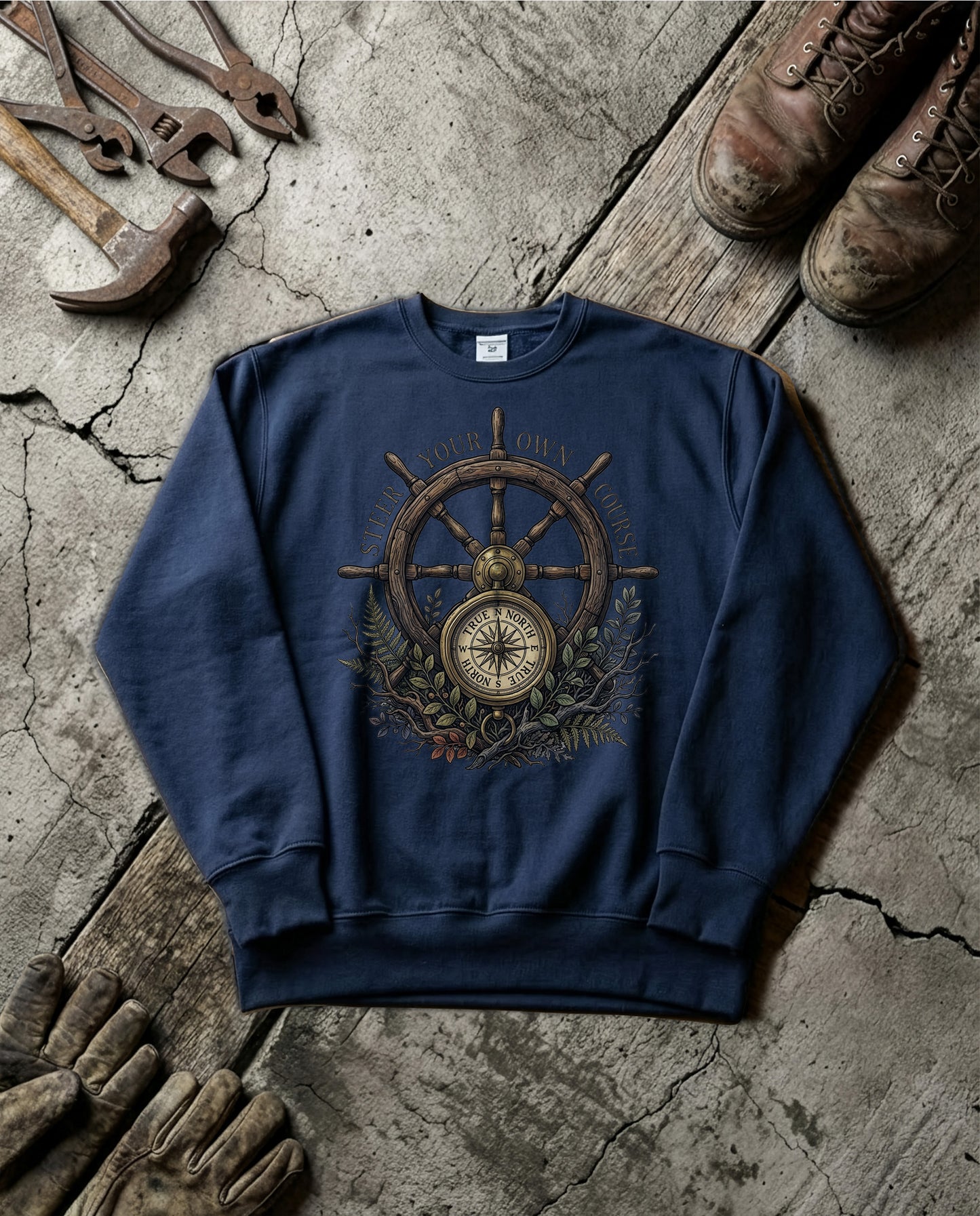 Compass Wheel | Standard Issue Crewneck