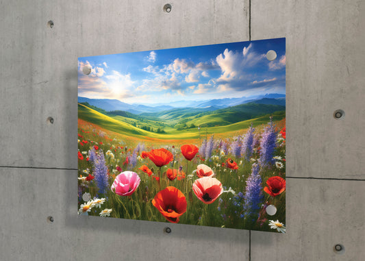 Spring Awakens – Wildflower Meadow Art