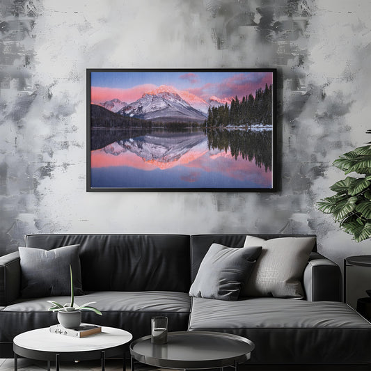 Alpine Silence – Serene Nature Print
