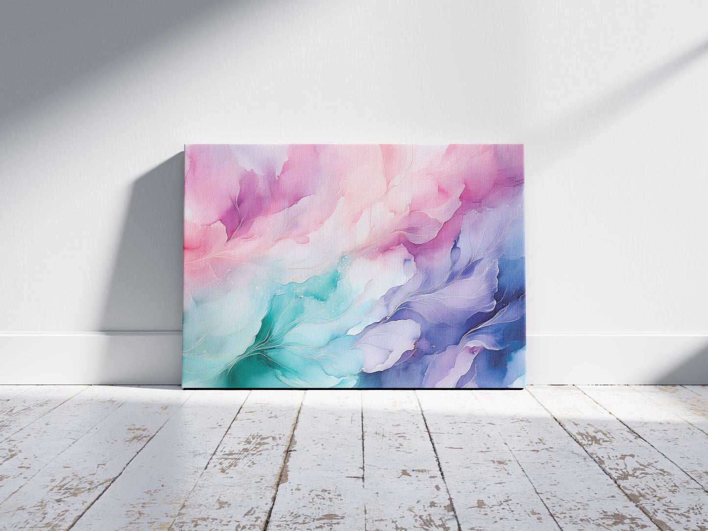 Ethereal Hues Studio : Pastel Watercolor Print - Abstract Home Decor