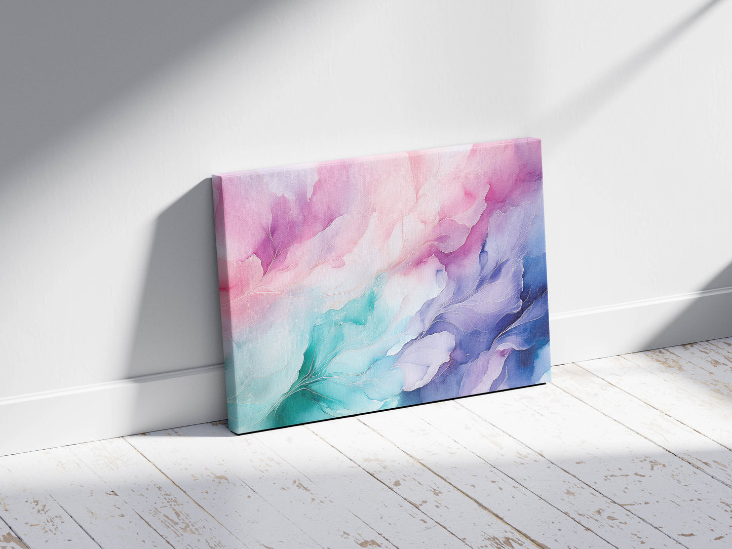 Ethereal Hues Studio : Pastel Watercolor Print - Abstract Home Decor