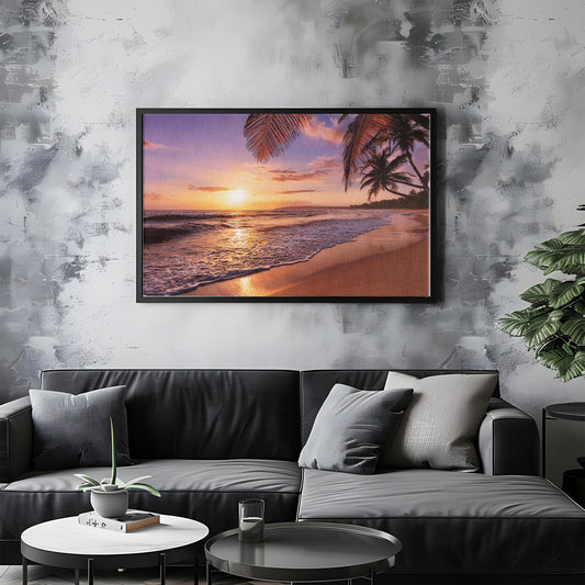 Coastal Calm – Beach Sunset Decor