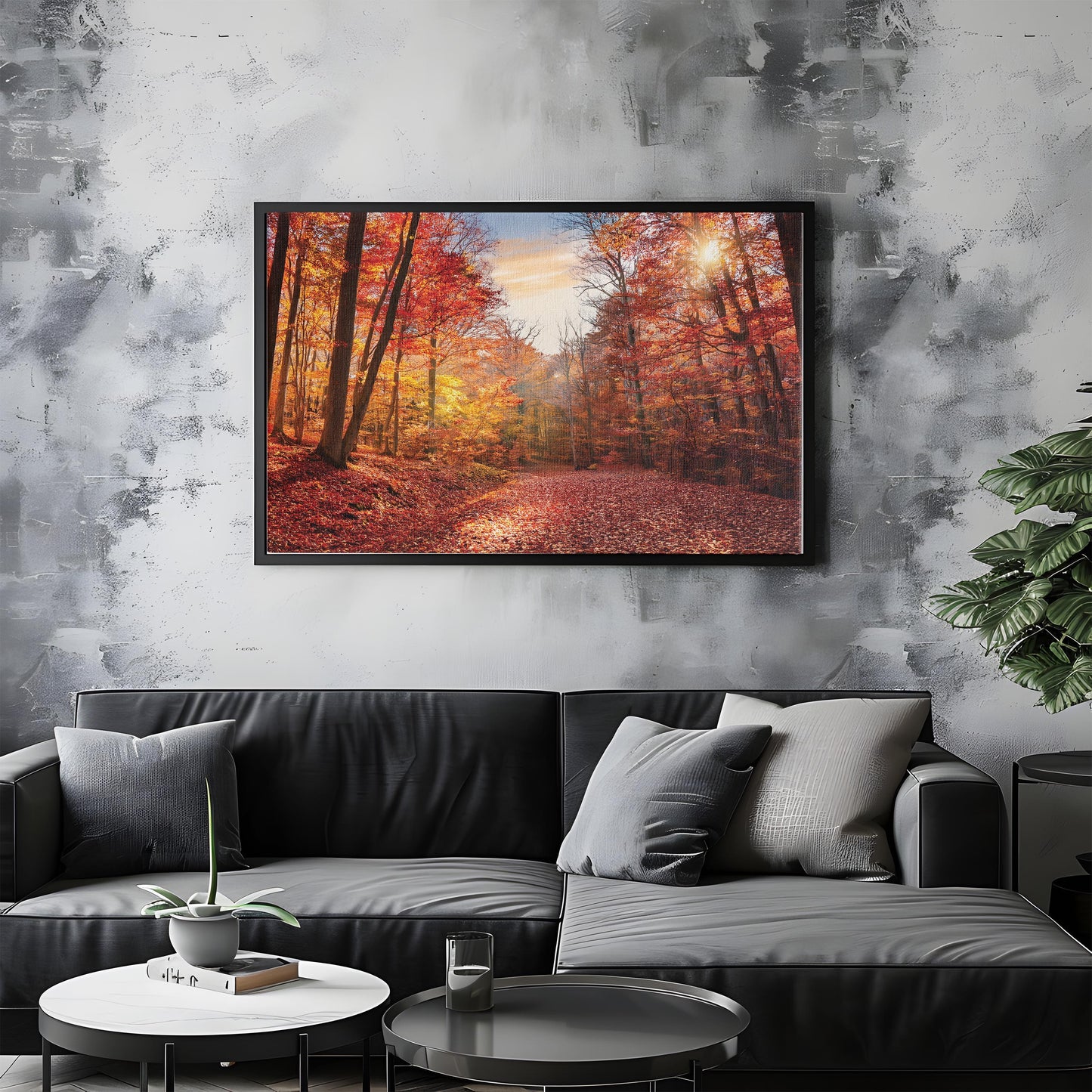 Season Shift – Autumn Path Canvas