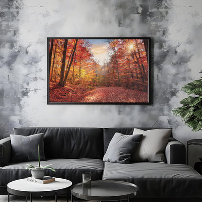 Season Shift – Autumn Path Canvas