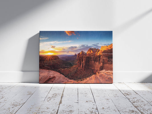 Red Rock Skies – Dramatic Nature Print