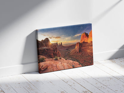 Sunset Stone – Rugged Canyon Scene
