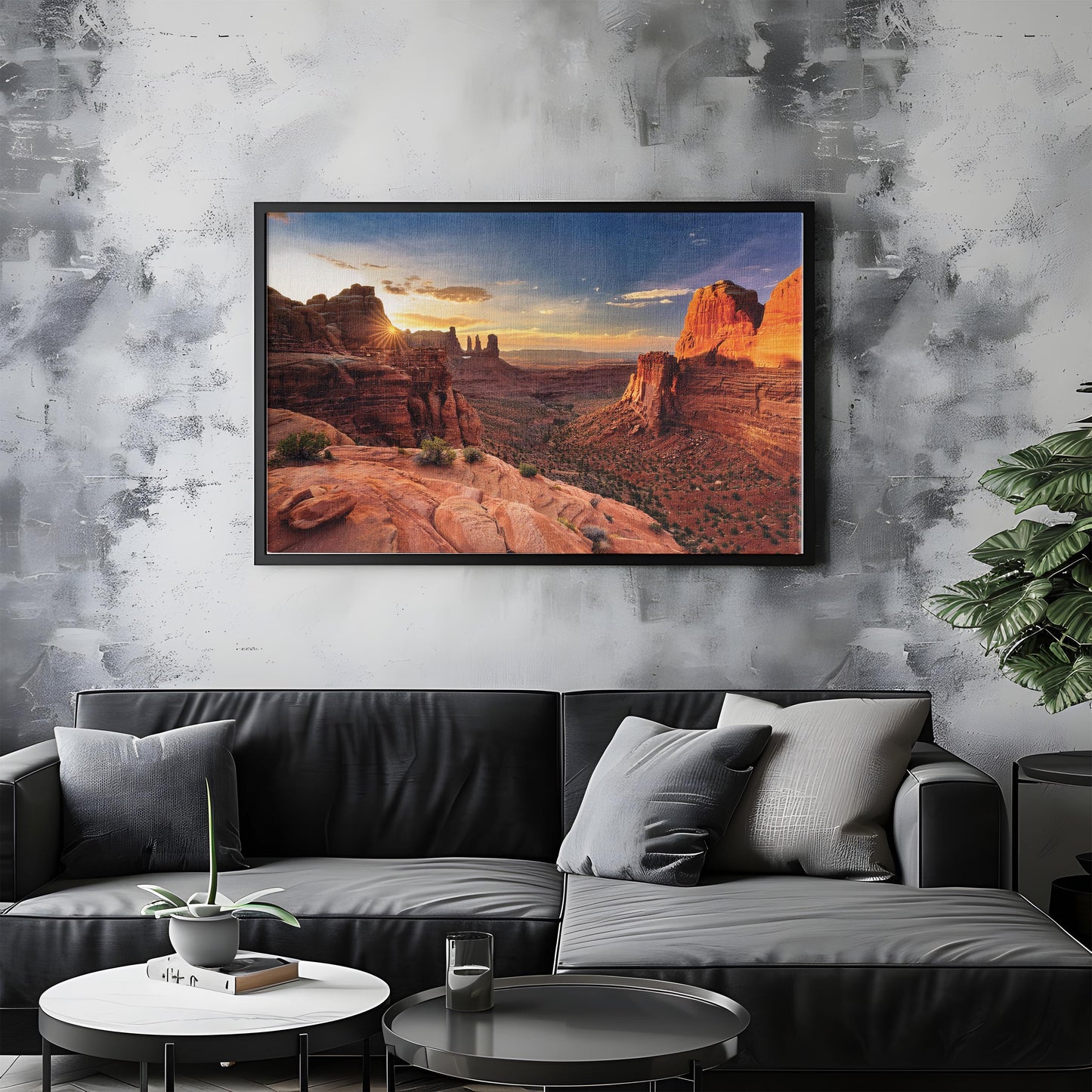 Sunset Stone – Rugged Canyon Scene