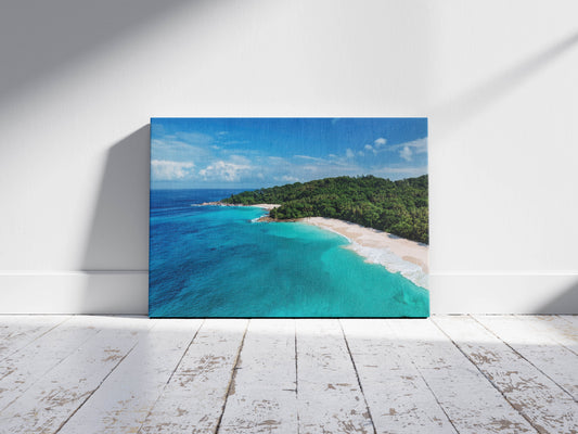 Coastal Aerie – Turquoise Ocean Wall Art